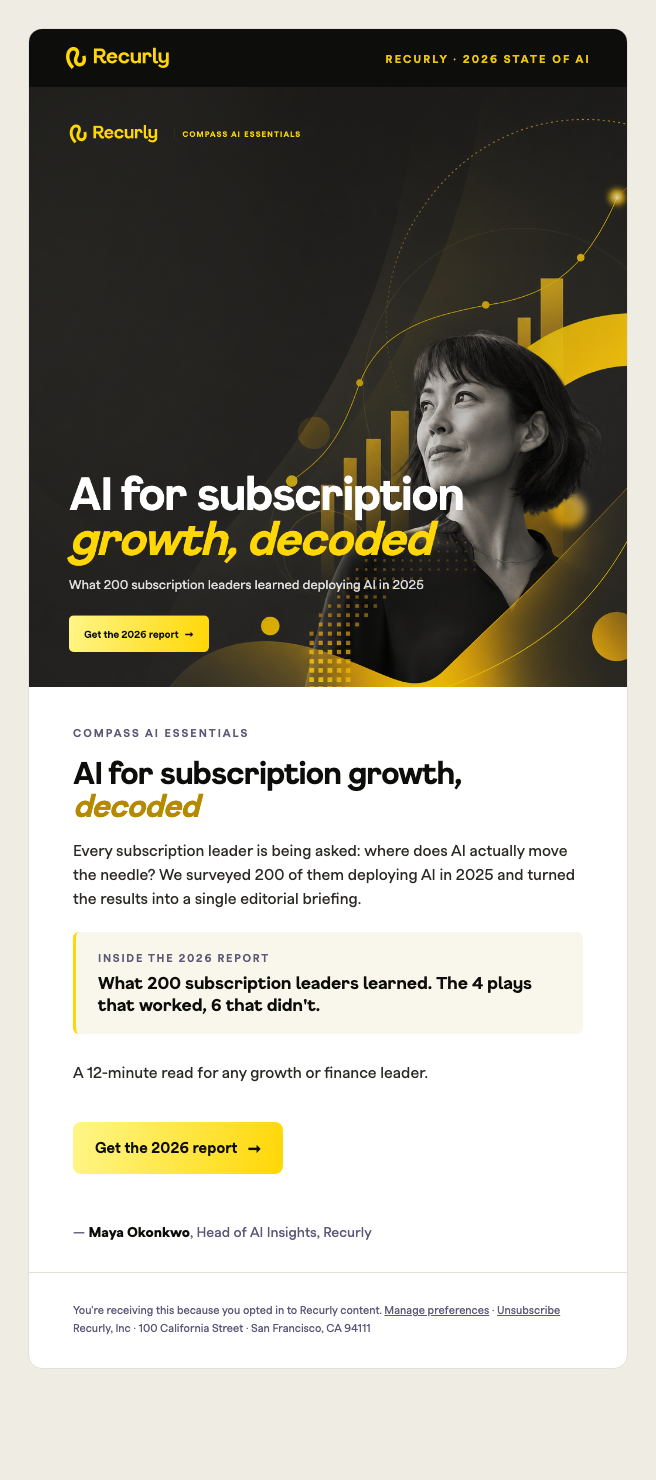 Nurture email
